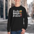 Books Booze And Besties Book Lover Bestie Squad Twinning Youth Crewneck Sweatshirt Books Booze And Besties Book Lover Bestie Squad Twinning Youth Crewneck Sweatshirt