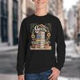 Books Geek Sunflower Floral Cute Vintage Books Reader Lover Youth Crewneck Sweatshirt