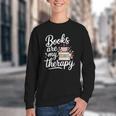 Books Are My Therapy Book Lover Coffee Books Flowers Bookish Youth Crewneck Sweatshirt Books Are My Therapy Book Lover Coffee Books Flowers Bookish Youth Crewneck Sweatshirt