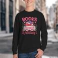 Books Are My Valentine Coquette Bow Book Flower Girl Women Youth Crewneck Sweatshirt
