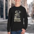Bookwyrm Dragon Fantasy Bookish Fairytale Book Lover Youth Crewneck Sweatshirt Bookwyrm Dragon Fantasy Bookish Fairytale Book Lover Youth Crewneck Sweatshirt