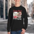 Born To Read Forced To Work Santa Christmas Book Lover Retro Youth Crewneck Sweatshirt