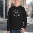 Cat Shh I'm Reading Book Reader Youth Crewneck Sweatshirt