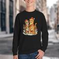 Cats Reading Books Christmas Tree Youth Crewneck Sweatshirt Cats Reading Books Christmas Tree Youth Crewneck Sweatshirt