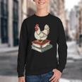 Chicken Books Back To School First Day Of School Boys Girls Youth Crewneck Sweatshirt Chicken Books Back To School First Day Of School Boys Girls Youth Crewneck Sweatshirt