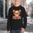 Chihuahua Reading a Book Dog Youth Crewneck Sweatshirt