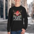 Christmas Matching Most Likely To Read A Book PJS Youth Crewneck Sweatshirt