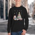 Christmas A Penguin Reading Book Snowflake Cocoa Hot Teacher Youth Crewneck Sweatshirt Christmas A Penguin Reading Book Snowflake Cocoa Hot Teacher Youth Crewneck Sweatshirt