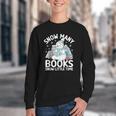 Christmas Reading Snowman So Many Books Men Women Kids Youth Crewneck Sweatshirt