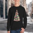 Christmas Tree Of Books For Readers And Librarians Youth Crewneck Sweatshirt Christmas Tree Of Books For Readers And Librarians Youth Crewneck Sweatshirt