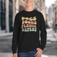 Colorful Dogs Books Plants Repeat Youth Crewneck Sweatshirt