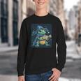 Cool Magical Book With Wizard Turtle For Adults And Kids Youth Crewneck Sweatshirt Cool Magical Book With Wizard Turtle For Adults And Kids Youth Crewneck Sweatshirt