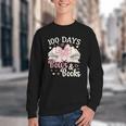 Coquette 100 Days Of Bows Books Reading 100th Day Of School Youth Crewneck Sweatshirt