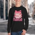 Coquette Bow All Booked For Valentines Teacher Book Youth Crewneck Sweatshirt Coquette Bow All Booked For Valentines Teacher Book Youth Crewneck Sweatshirt