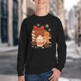 Cute Christmas Books Gingerbread Xmas Book Lover Teacher Youth Crewneck Sweatshirt Cute Christmas Books Gingerbread Xmas Book Lover Teacher Youth Crewneck Sweatshirt