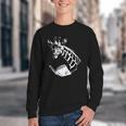 Cute Giraffe Wear Glasses Reading Book Librarian Bookworm Youth Crewneck Sweatshirt