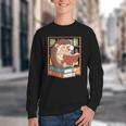 Cute Hedgehog Book Nerd Youth Crewneck Sweatshirt
