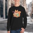 Cute Squirrel Reading A Book Lovers Anime Kawaii Women Kids Youth Crewneck Sweatshirt Cute Squirrel Reading A Book Lovers Anime Kawaii Women Kids Youth Crewneck Sweatshirt