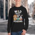Cute Wildlife Zoo Animals For Book Reader Bookworms Youth Crewneck Sweatshirt