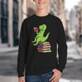 Dino Reading Read Reading Librarian Book Men Boys Kids Youth Crewneck Sweatshirt Dino Reading Read Reading Librarian Book Men Boys Kids Youth Crewneck Sweatshirt