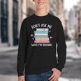 Don't Ask Me What I'm Reading Bookish Smutt Reader Youth Crewneck Sweatshirt