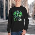Dragon Reading Books Bookworm Youth Crewneck Sweatshirt