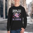 Drink Tea Read Books Be Happy Book Lover Reading Youth Crewneck Sweatshirt Drink Tea Read Books Be Happy Book Lover Reading Youth Crewneck Sweatshirt