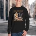 Easily Distracted By Books & Dragons Librarian Book Lover Youth Crewneck Sweatshirt