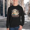 Easily Distracted By Books Book Wildflowers Book Lovers Youth Crewneck Sweatshirt