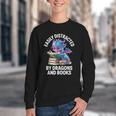 Easily Distracted By Dragons And Books Youth Crewneck Sweatshirt Easily Distracted By Dragons And Books Youth Crewneck Sweatshirt