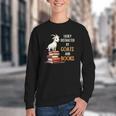 Easily Distracted By Goats And Books Goats And Book Reading Youth Crewneck Sweatshirt