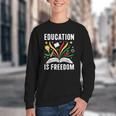 Education Is Freedom Books History Teacher Kids Youth Crewneck Sweatshirt Education Is Freedom Books History Teacher Kids Youth Crewneck Sweatshirt
