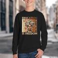 Education Is Freedom Teacher Books Black History Women Youth Crewneck Sweatshirt Education Is Freedom Teacher Books Black History Women Youth Crewneck Sweatshirt