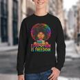 Education Is Freedom Teacher Books History Month Youth Crewneck Sweatshirt