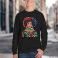 Education Is Freedom History Girl Women Book Lover Youth Crewneck Sweatshirt