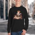 Elizabeth I Reading A Book Youth Crewneck Sweatshirt