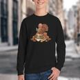 Fall Book Vintage Turkey Thanksgiving Reading Book Lovers Youth Crewneck Sweatshirt Fall Book Vintage Turkey Thanksgiving Reading Book Lovers Youth Crewneck Sweatshirt