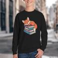 Fox Reading Book Pajama Sleep Youth Crewneck Sweatshirt Fox Reading Book Pajama Sleep Youth Crewneck Sweatshirt