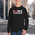 Fun I Love My Library Book Reader Bookworm Librarian Costume Youth Crewneck Sweatshirt
