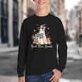 Ghost Reading Book Coquette Bow Halloween Girl Kid Teacher Youth Crewneck Sweatshirt Ghost Reading Book Coquette Bow Halloween Girl Kid Teacher Youth Crewneck Sweatshirt