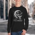 A Good Book Is Out Of This World Kids Reading Imagination Youth Crewneck Sweatshirt
