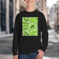 Green Comic Book Green Graphic Youth Crewneck Sweatshirt