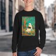 Groovy Ghost Reading Book Cat Halloween Ghost Teacher Youth Crewneck Sweatshirt Groovy Ghost Reading Book Cat Halloween Ghost Teacher Youth Crewneck Sweatshirt