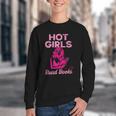 Hot Girls Read Books Cute Book Reader Women Youth Crewneck Sweatshirt Hot Girls Read Books Cute Book Reader Women Youth Crewneck Sweatshirt