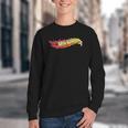 Hot Wheels Comic Book Fire Logo Youth Crewneck Sweatshirt