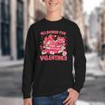 HUGvyn All Booked For Valentines Teacher Book Reading Heart Youth Crewneck Sweatshirt