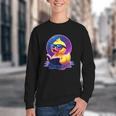 Humor Rubber Duck Reading Book Youth Crewneck Sweatshirt Humor Rubber Duck Reading Book Youth Crewneck Sweatshirt