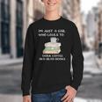 I'm Just a Girl Who Loves To Drink Coffee And Read Books Youth Crewneck Sweatshirt