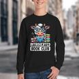 Introverted Book Club Reading Lover Cow Youth Crewneck Sweatshirt