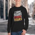 I Have Issues Comic Issues Comic Book Lover Youth Crewneck Sweatshirt